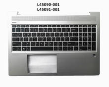 New Laptop US w/o Backlit Keyboard Case/Shell for HP Probook 450G6 455R 450 455 G6 G7 ZHAN 66 Pro 15 G3 G2 X8K L45090 L45091-001 2024 - buy cheap