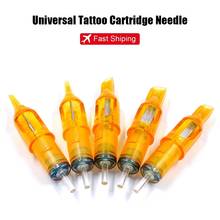 BIOMASER Hot Sale 10pcs Disposable Semi-Permanent Makeup Tattoo Cartridge Needle RL/RM/M1/RS Tattoo Gun Supplies 1RL/3RL/5RL/7R 2024 - buy cheap
