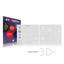 Mijing 3D Groove BGA Reballing Stencil A13 A12 A11 A10 A9 A8 CPU Repair Plate for Phone 11 pro max 11 XS XSMAX Tin Plating 2024 - buy cheap