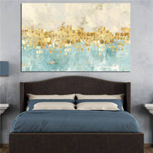 Large Hand-painted Modern Abstract Gold Money Sea Wave Oil Painting on Canvas Modern Art Wall Picture for Living Room Decor ups 2024 - buy cheap