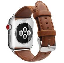 Кожаный ремешок для Apple Watch серии 1 серии 2 3 сменный ремешок для часов 38 мм 42 мм 40 мм 44 мм для iwatch 4 5 2024 - купить недорого