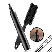 Double-ended Beard Pen Whiskers Filler Pen Brush Mustache Coloring Shaping Enhancer Eyebrow Styling Tool Anti Hair Loss 2024 - buy cheap