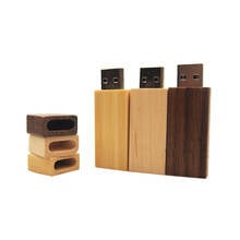 gift pendrive wooden+box Personalized LOGO usb flash drive 4GB 8GB 16GB 32GB 64GB usb 2.0 photography 2024 - buy cheap