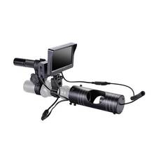 Riflescópio com câmera de caça e infravermelho, equipamento para caça, visão noturna, com infravermelho led 2024 - compre barato