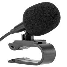 Profissionais 3.5mm jack plugue estéreo microfone do carro com fio microfone externo para pc auto carro dvd rádio acessórios do automóvel mgo3 2024 - compre barato