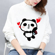 Women Clothes Kawaii Hoodies Cute Panda Print Pullover Long Sleeve Casual Sweatshirt Female Harajuku Plus Size 2020 New Hooded 2024 - buy cheap