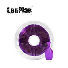 LeoPlas 1kg 1.75 milímetros Flexível de Borracha TPU Macio Claro Roxo Filamento Para Impressora 3D Consumíveis Suprimentos de Impressão 2024 - compre barato