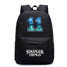 Mochila de viaje Stranger Things para niños, morral bonito con nuevo patrón para niños, niñas y adolescentes, mochilas escolares para ordenador portátil para hombres y mujeres 2024 - compra barato