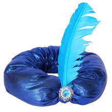 Sombreros de Carnaval azul, gorro árabe Afanty, accesorios de cosplay de halloween, sombrero clásico, accesorios de disfraces vintage divertidos 2024 - compra barato
