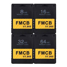 Tarjeta de almacenamiento de memoria de juego profesional McBoot V1.966, 8MB/16MB/32MB/64MB, para PS2FMCB, versión 1.966, venta al por mayor 2024 - compra barato