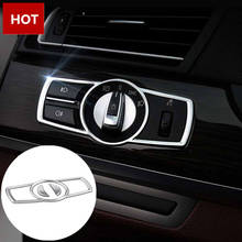 ABS Inner Head Light Switch Cover Trim For BMW 7 Series F01 F02 2009-2015 3pcs Car accesories interior Car decoration 2024 - buy cheap