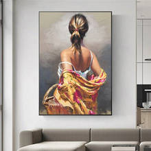 Wall Art Picture Canvas Painting human crayon painting Posters wall pictures for living room On The Canvas 2024 - buy cheap