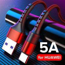Cable USB 5A tipo C QC3.0, Cable de carga súper rápida para teléfono, USBC tipo C, Cabo para Huawei Mate 20, P30, P20, P10 Pro, Honor 10, Nova 2024 - compra barato