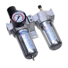 Воздушный компрессор Масляная смазка влагоочиститель водяной Ловушка фильтр Регулятор с креплением SFC-200 1/4 ''1/2'' 3/8 ''0-1 МПа 0-150 PSI 2024 - купить недорого