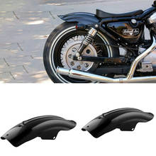 Para-lamas preto para motocicleta, acessório para bobber de moto, para-lamas traseiro, cor sólida 2024 - compre barato