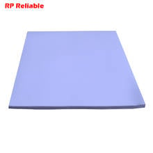 100mm*100mm*4.5mm Soft Silicone Thermal Pad for Heatsink /Chipset /IC /GPU LED Gap Insulation Sealing Lower Vibration Blue 2024 - buy cheap