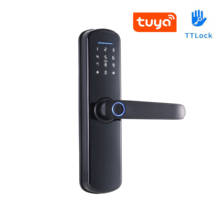 Aplicación TTLock con Control remoto por Bluetooth, bloqueo inteligente de huella dactilar, compatible con código de contraseña, llave de tarjeta IC 2024 - compra barato