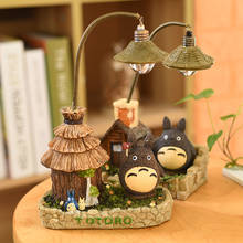 Японский мультфильм Tototro лампа светодиодные детские ночные светильники Миядзаки Хаяо украшения детская спальня маленький кот ночные светильники украшение домашнего стола 2024 - купить недорого