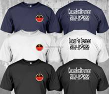 New Fire Department Chicago Special Operations Team Firefighter - Custom T-Shirt 2024 - buy cheap