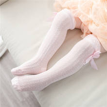 0-3years New Kids Socks Cute Bow Knot Baby Girls Knee High Socking Soft Children Socks Princess Toddler Leg Warmers Party Gift 2024 - buy cheap