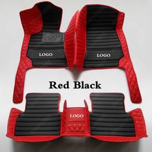 Car Floor Mats for Chevrolet Equinox Blazer Captiva Colorado Silverado All Weather Waterproof Leather Auto Foot Pads Red Black 2024 - buy cheap