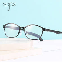 XojoX Metal Reading Glasses Women Anti-Blue Light Computer Presbyopia Female Ultralight Hyperopia Diopter +1.5 2.5 3.5 2024 - buy cheap