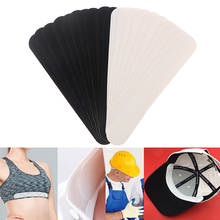 Protetor de chapéu preto/branco 20 tamanhos, protetor de forro, fita redutora de tamanho, tampas, protetor de suor para o verão 2024 - compre barato