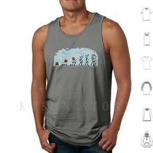 Evolution Of Espionage Tank Tops Vest Sleeveless Pop Culture Gamer Gaming Video Game Evolution Nerd Geek Creative Outpouring 2024 - buy cheap