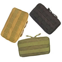 Molle bolsa militar tática para carregar airsoft, bolsa para armazenamento edc, esportes ao ar livre, acessório para trilhas e caça 2024 - compre barato