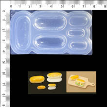 Novo mini molde de silicone 3d de resina uv, utensílio para produção de comida 2024 - compre barato
