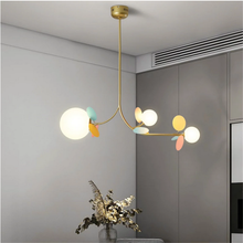 Nordic Line Chandelier for Living Room Dining Room Lamps Table Bar Hanging Chandeliers Front Desk Magic Bean Suspension Lighting 2024 - buy cheap