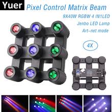 Professional LED Effect Lights 9X40W RGBW 4IN1 Matrix Beam Light DMX Stage Light For DJ Disco Party Light LED Home Light Music 2024 - buy cheap