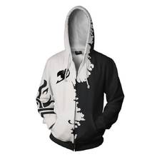 Sudadera con capucha para hombre, prenda deportiva con estampado 3D de Fairy Tail, color gris, Etherious, Natsu Dragneel, ropa informal para Cosplay, disfraz de dibujos animados, estilo harajuku 2024 - compra barato