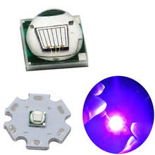 10 шт. 10 Вт светодиодный чип 395-400 нм похож на XMLT6 SMD5050 чип УФ-лампа Высокая мощность фиолетосветильник вспышка керамическая подложка Бесплатная доставка 2024 - купить недорого