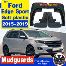 4Pcs Car Rear Front Mud Flaps Mudguards Fender Flares Splash Guards for Ford Edge Sport 2015 2016 2017 2018 2019 2024 - buy cheap