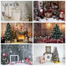 Natal backdrops parede de madeira do vintage lareira presentes neve luz árvore de natal fotografia fundos casa decoração estúdio foto 2024 - compre barato
