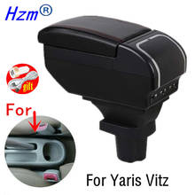 Car Arm Rest Storage Box For Toyota Yaris Vitz 1998-2005 Hatchback Centre Console Storage Box Rotatable Armrest 2024 - buy cheap