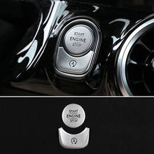 Car start stop engine button Trim sticker For Mercedes Benz Class A B CLA GLA GLB W177 W247 X247 C118 2020 Class car Accessories 2024 - buy cheap