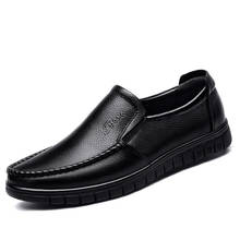 Sapatos de couro genuíno masculinos, calçados casuais da moda e confortáveis para negócios, 2021, ka040 2024 - compre barato