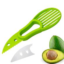 3 в 1 ломтерезка для авокадо, слайсер для масла и фруктов, резак, сепаратор для целлюлозы, пластиковый нож, кухонная Овощечистка, УФ 2024 - купить недорого