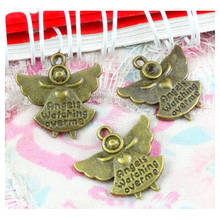 50Pcs Angel Charms Pendants Alloy Metal Antique bronze Plated 20*20MM Angel pendant Diy Jewelry 2024 - buy cheap