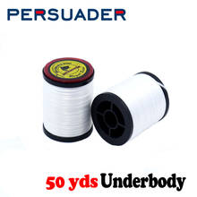 PERSUADER 600D easy wrap nylon underbody stretch threads fly tying materials 1spool white string wrap steelhead pattern&salmon 2024 - buy cheap