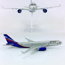 16CM Diecast Aircraft model 1:400 Air Airbus A330-200 RUSSIA airplane W base alloy aircraft plane collectible display toy Gift 2024 - buy cheap