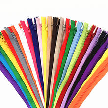 Cremalleras de bobina de nylon, zipper con cierre a medida FGDQRS, 20 colores, 15-60 cm, 6-24 pulgadas, 10 unidades 2024 - compra barato