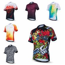 Men Cycling Jersey Breathable Quick Dry MTB Downhill Bicycle Shirts Summer Road Bike Jersey Maillot Ciclismo 2024 - buy cheap