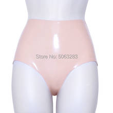 SEXY HIGH WAIST LATEX BRIEFS  WOMEN LATEX SWIMWEAR UNDERWEAR 2024 - buy cheap