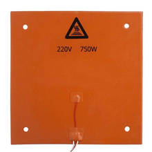 Silicone Heater 110/220V 750W Heating Pad For Creality CR-10 Printer Accessories 2024 - купить недорого