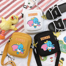 Disney Dumbo canvas cartoon lady messenger bag women fashion handbags gift storage bag purse shopping bag shoulder 2024 - buy cheap