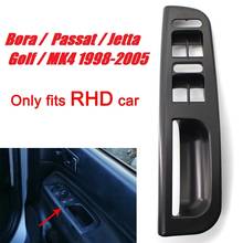 RHD Car Master Window Switch Control Panel Bezel for Golf Passat Jetta MK4 1998-2005 Black 2024 - buy cheap