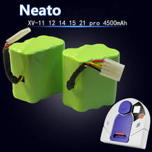 Batería de repuesto de alta calidad para aspiradora Neato, 7,2 V, 4500mAh, 2 uds., batería de XV-11, XV-12, XV-14, XV-15, XV-21, Envío Gratis 2024 - compra barato